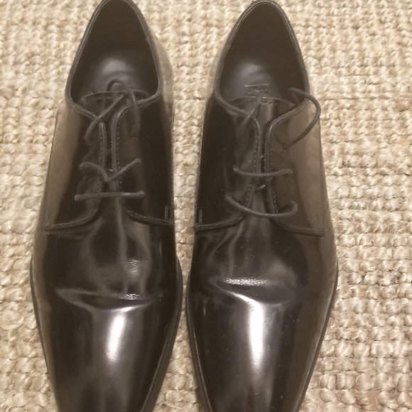 Men's Black Versace Collection Dress Shoes - Picture 1 of 5